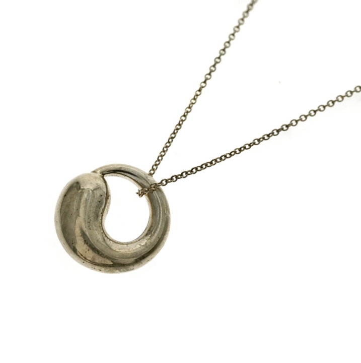 良品『USED』 シルバー925 TIFFANY&Co. エターナルサークル ネックレス  