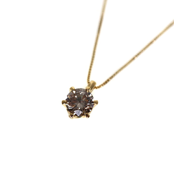 楽天市場】K18 18金 ダイヤモンド 0.30ct ネックレス 約41cm 