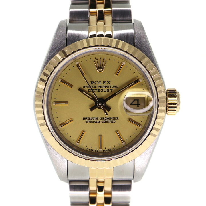 楽天市場】ロレックス Rolex 69173 デイトジャスト ゴールド【中古 