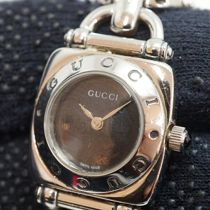 楽天市場】グッチ Gucci 6400L ホースビット クオーツ 電池式 腕時計 
