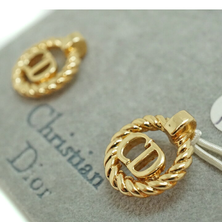 楽天市場】クリスチャンディオール Christian dior ロゴピアス 
