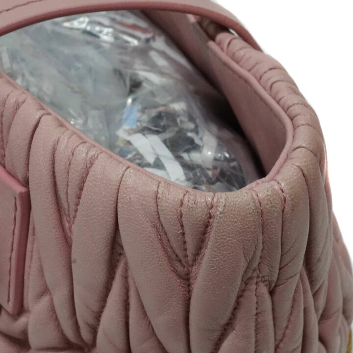 楽天市場】ミュウミュウ Miumiu かごバッグ ピンク 【中古】 : 質屋 