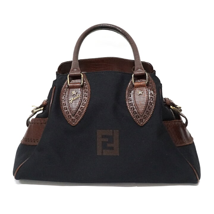 楽天市場】フェンディ Fendi 8BN157 エトニコ ズッカ柄 ハンドバッグ  