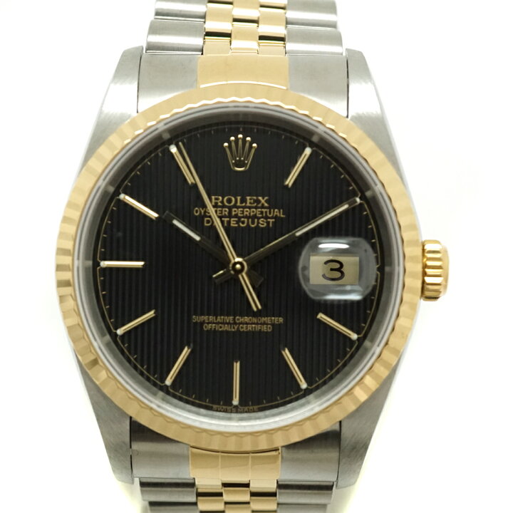 楽天市場】ロレックス Rolex 16233 デイトジャスト 腕時計 自動巻き 