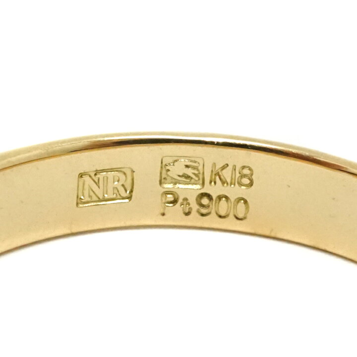 楽天市場】ニナリッチ Ninaricci K18 プラチナ ファッションリング 