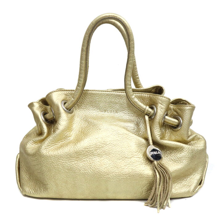 楽天市場】フルラ Furla トートバッグ ゴールド系 レディース【中古 