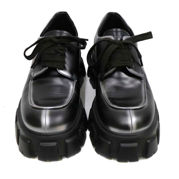 楽天市場】プラダ Prada 2EE356 モノリス スニーカー 革 約27.5cm 