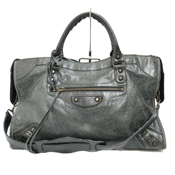 楽天市場】バレンシアガ Balenciaga 115748 ザ・シティ ブラック系 