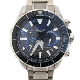 カシオ Casio OCW-P2000-1AJF オシアナスカシャロ 腕時計 タフソーラー ソーラー電波 メンズ ブラック文字盤【中古】