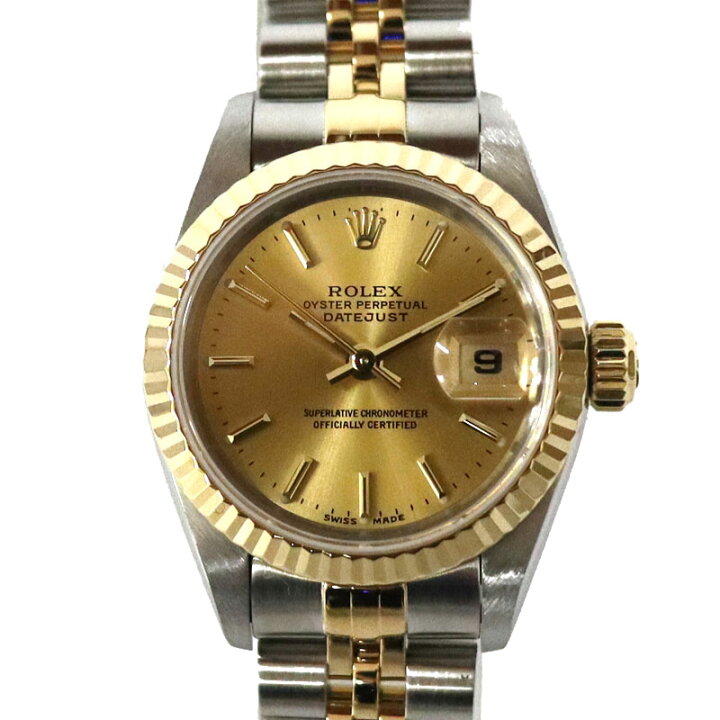 楽天市場】ロレックス Rolex 69173 デイトジャスト ゴールド 腕時計  
