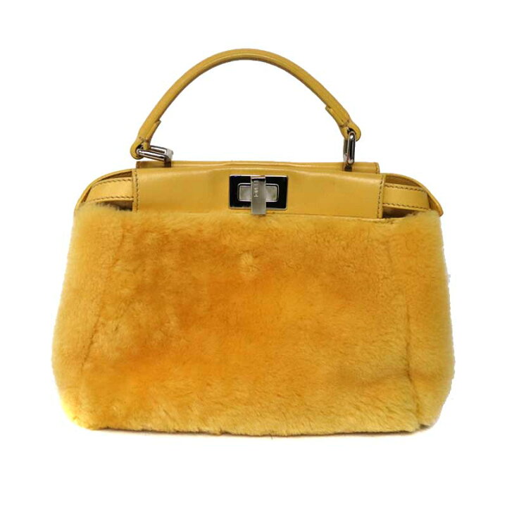 楽天市場】フェンディ Fendi 8BN244 ミニ ピーカブー ムートン 
