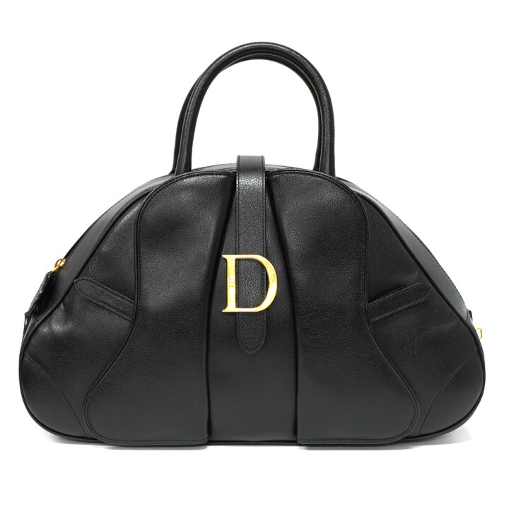 楽天市場】ディオール Dior ダブルサドルバッグ ハンドバッグ ブラック 
