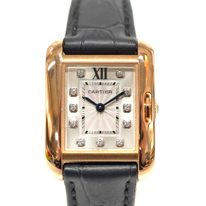 楽天市場】カルティエ Cartier WJTA0007 タンクアングレースSM K18PG  