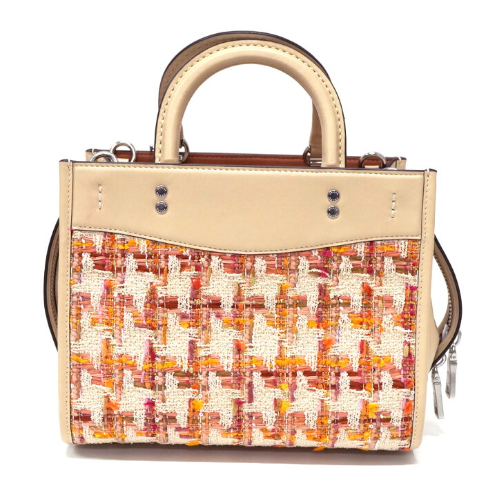 楽天市場】コーチ Coach CP155 ローグ25 2WAYハンドバッグ ツイード 