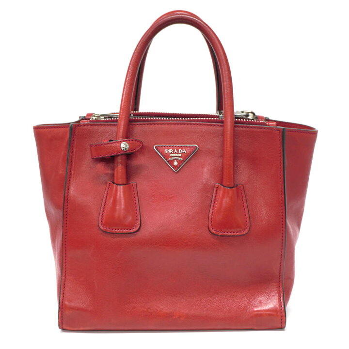 楽天市場】プラダ Prada BN2625 2WAYバッグ 赤 【中古】 : 質屋かん 