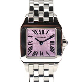 カルティエ Cartier W2510002 サントスドゥモワゼル 2008年クリスマス限定 レディース 腕時計 【中古】