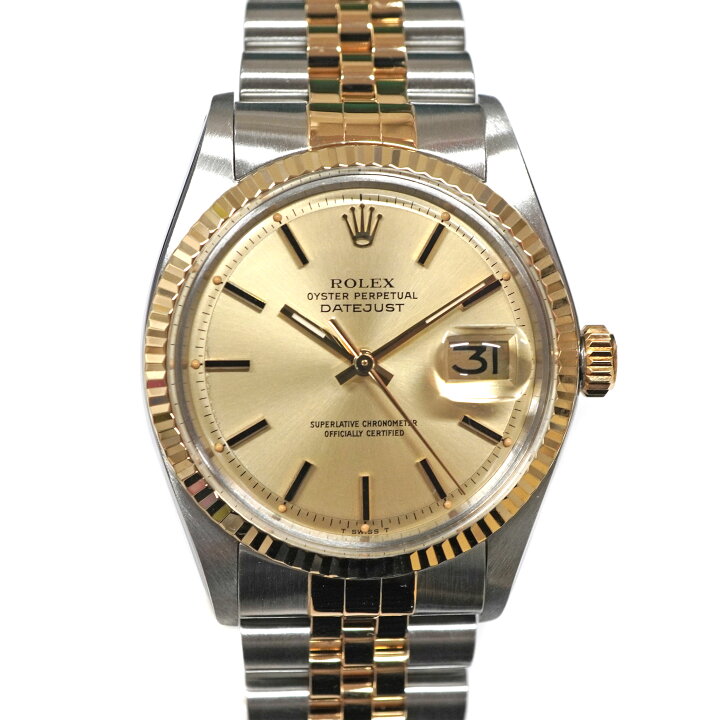 楽天市場】Rolex ロレックス 1601/3 デイトジャスト メンズ腕時計  