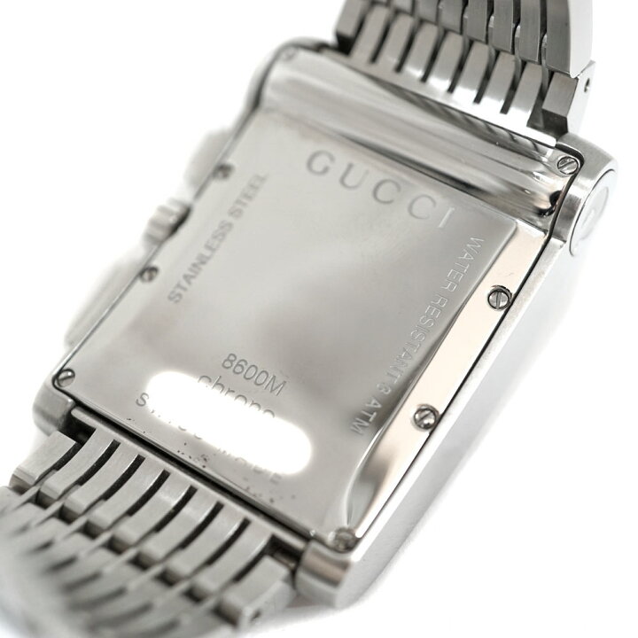 楽天市場】グッチ Gucci 8600M Gメトロ クロノグラフ メンズ腕時計 