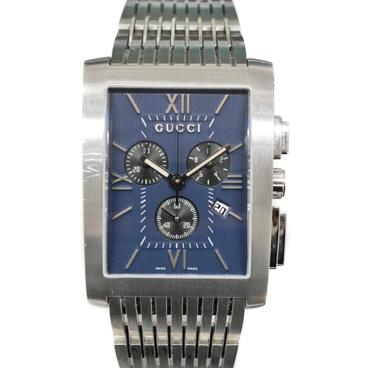 楽天市場】グッチ Gucci 8600M Gメトロ クロノグラフ メンズ腕時計  