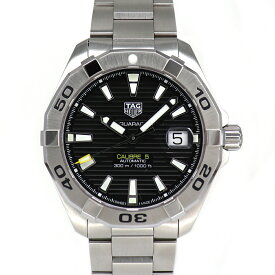 タグホイヤー Tag heuer WBD2110.BA0928 アクアレーサー ブラック メンズ時計【中古】