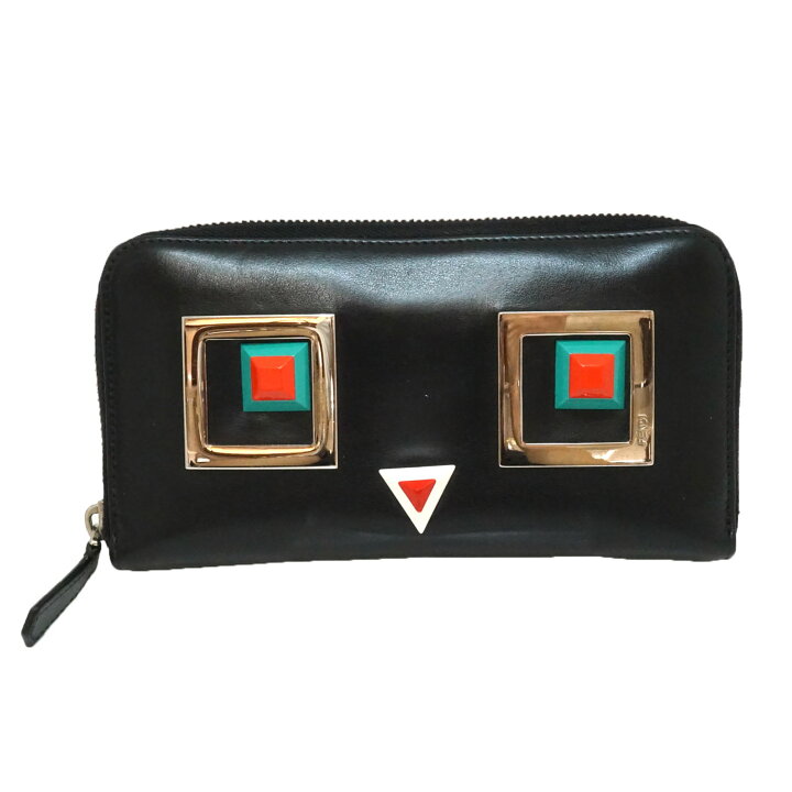 売り切れました【美品】FENDI モンスター三折財布