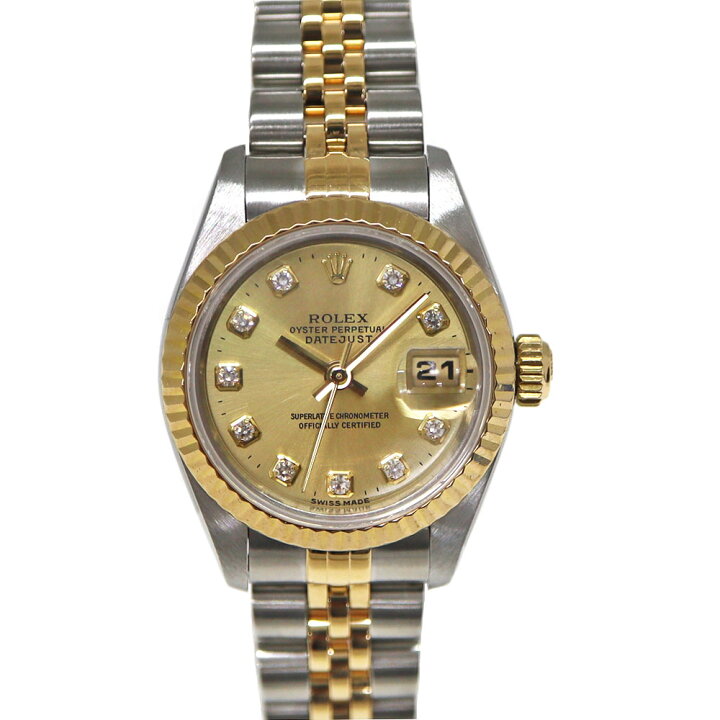 楽天市場】ロレックス Rolex 69173G デイトジャスト ゴールド 【中古 
