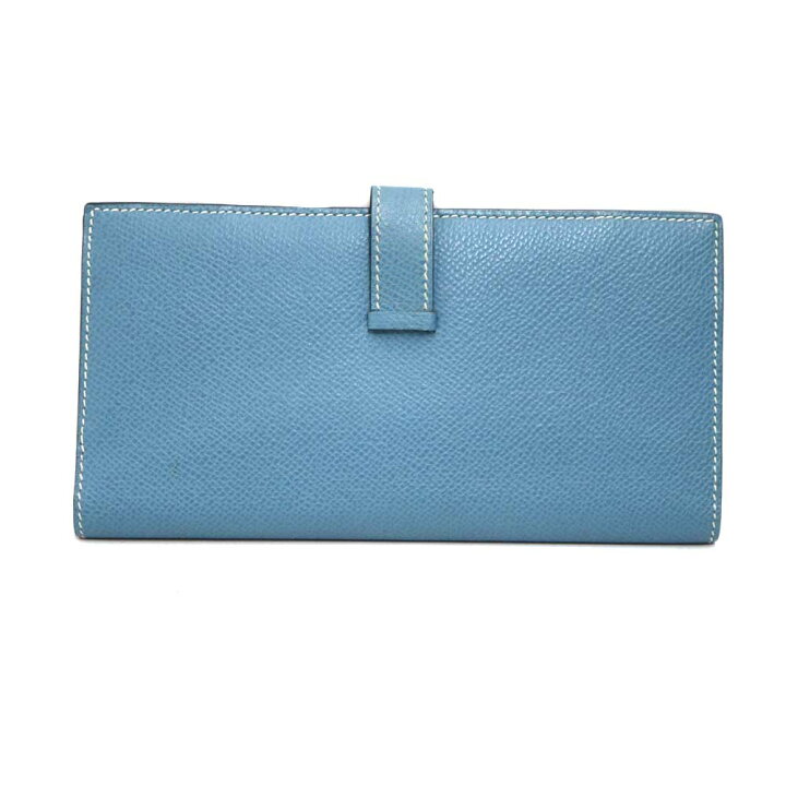 楽天市場】エルメス Hermes ベアンクラシック 長財布 推定：ブルー 