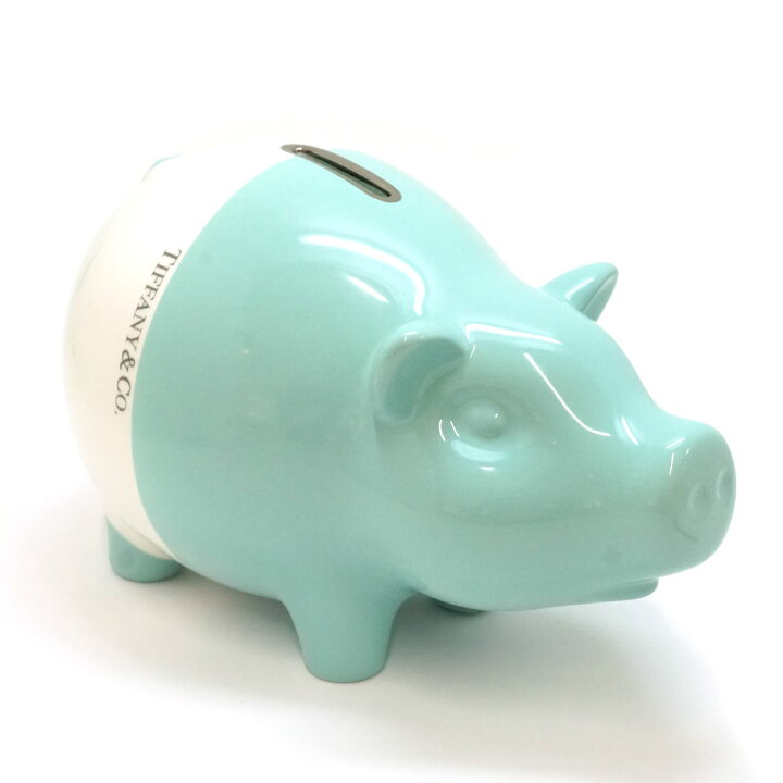 楽天市場】ティファニー Tiffany&co. ピギーバンク 豚の貯金箱【中古 