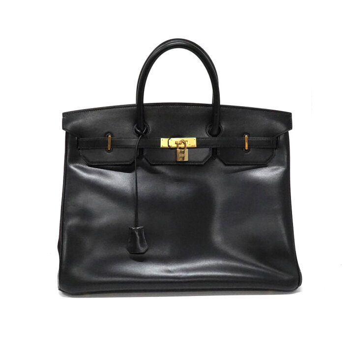 楽天市場】エルメス Hermes バーキン40 ボックスカーフ ブラック【中古 