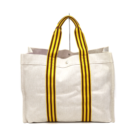 エルメス Hermes ボラボラGM トートバッグ ベージュ イエロー 【中古】