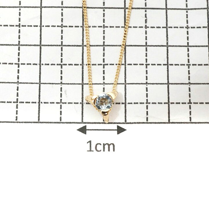 楽天市場】4℃ ヨンドシー K18 ゴールド 石付 ネックレス 【中古 