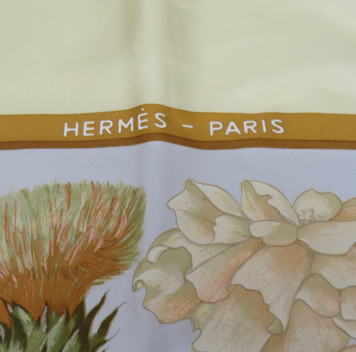 楽天市場】エルメス Herm?s REGINA スカーフ レディース イエロー 花束 