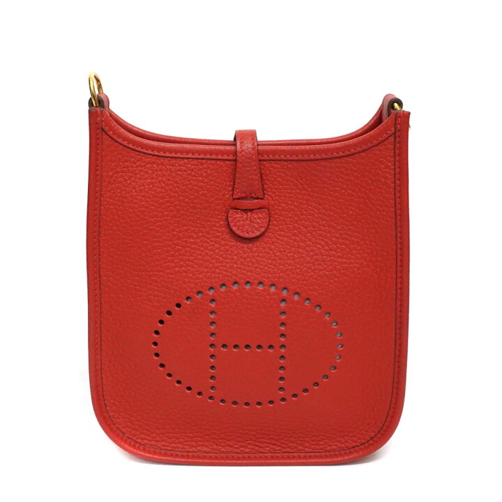 楽天市場】エルメス Hermes エブリンTPM ショルダーバッグ 鞄 レッド 
