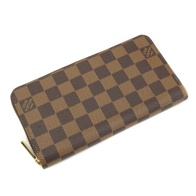 ルイヴィトンLouisvuittonN41661ジッピーウォレットダミエエベヌ長財布【中古】