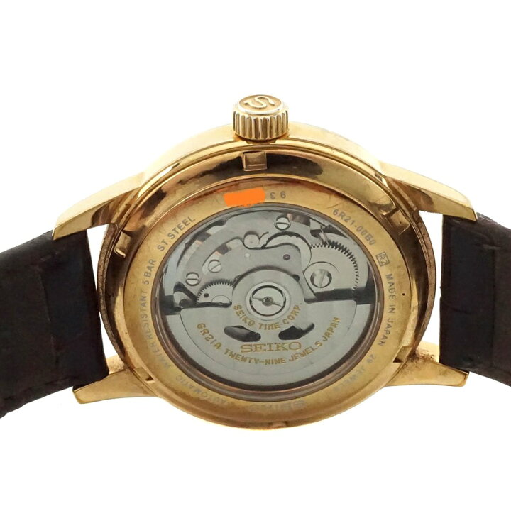 楽天市場】セイコー Seiko 6R21-00B0 メカニカル エレガントモデル 
