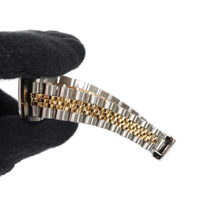 ロレックスRolex69173GデイトジャストゴールドコンビX番10Pダイヤシャンパンレディース腕時計自動巻き【中古】