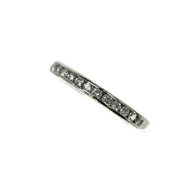 ティファニー Tiffany&co. Pt950 ハーフエタニティチャネルセッティングリング プラチナ950【中古】