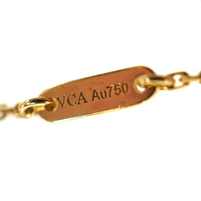 ヴァンクリーフ&アーペルVancleef&arpelsVCARF69100スウィートアルハンブラネックレスK18YGイエローゴールド【中古】