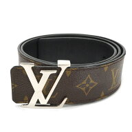 ルイヴィトン Louisvuitton M9821 ベルトLV・イニシャル 85cm モノグラム メンズ 【中古】