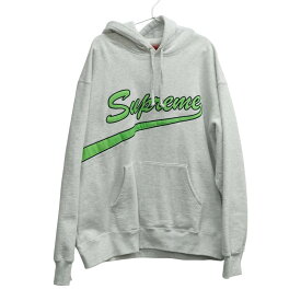 シュプリーム Supreme 21FW　Tail Hooded Swectshirt　フード付きパーカー グレー【中古】