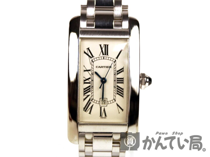 楽天市場】CARTIER【カルティエ】 W26036L1 タンクアメリカンMM 