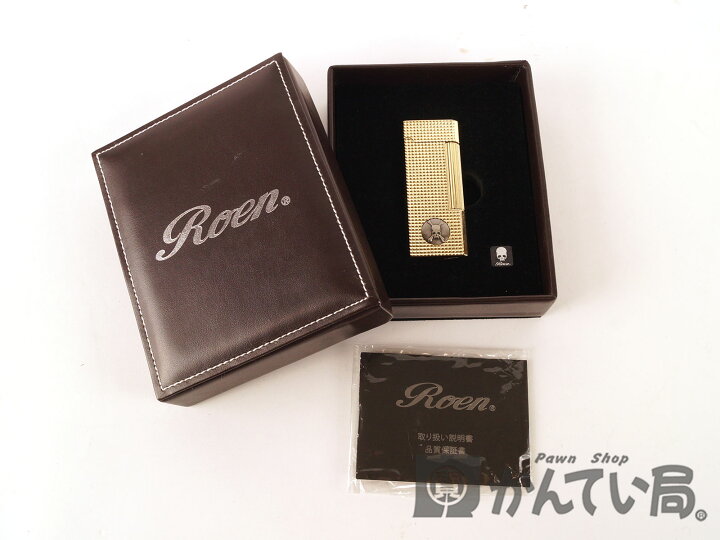 楽天市場】【ROEN】ロエン ライター ジッポ ゴールド メンズアイテム 