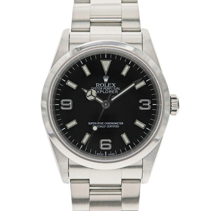 楽天市場】ロレックス Rolex 114270 エクスプローラー1 ブラック F番 