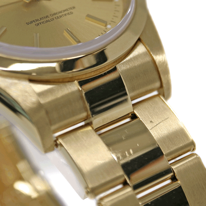 楽天市場】ROLEX【ロレックス】14208M オイスターパーペチュアル K18YG 