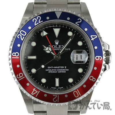 ROLEX【ロレックス】16710GMTマスター2Z番ペプシ腕時計保証書付き自動巻赤青ステンレススチールスポーツモデル【中古】質屋かんてい局小牧店c20-803USED-8