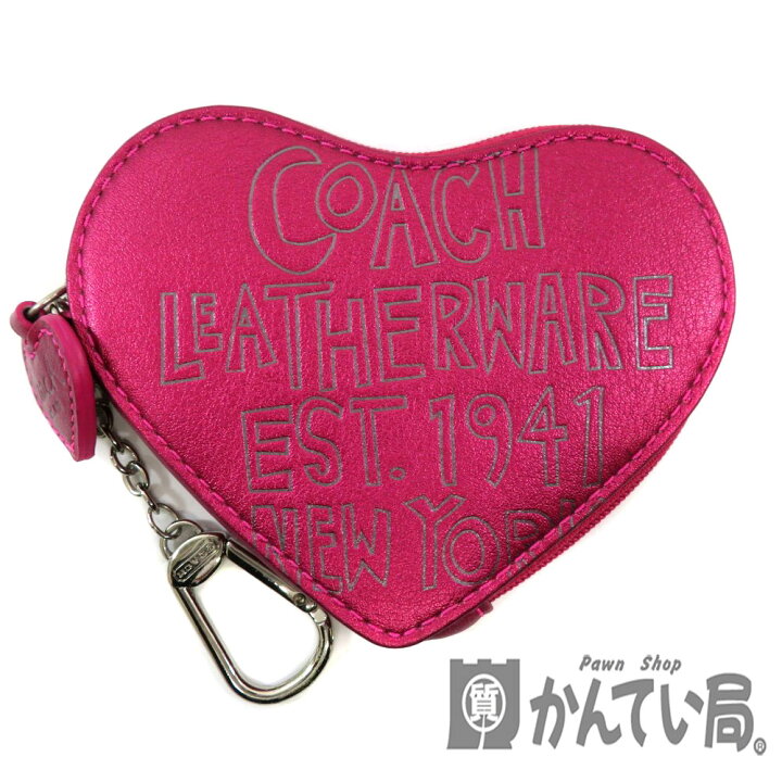 楽天市場】COACH【コーチ】コインケース ハート型 ピンク レディース 