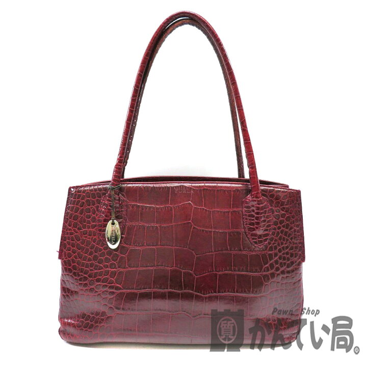 楽天市場】FURLA【フルラ】型押し トートバッグ クロコダイル風 レザー  