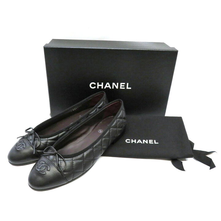 楽天市場】【未使用品】CHANEL【シャネル】G26250 フラットシューズ  