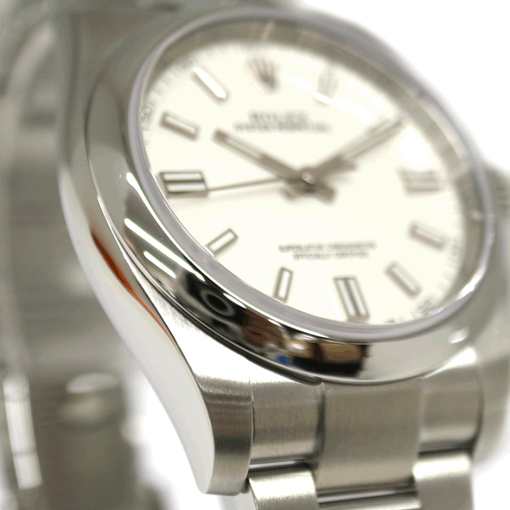 しみのぽぽんページ 116000 シルバー ROLEX（ロレックス）オイスターパーペチュアル