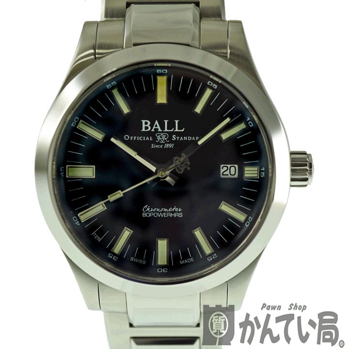 中古BALL WATCHボールウォッチエンジニアMマーべライトグレー40mm BALL Watch ボールウォッチ 時計 マーベライト クロノメーター